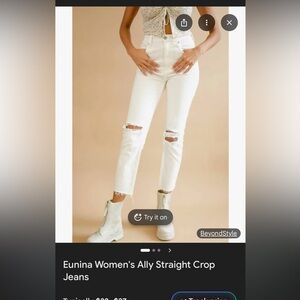 Eunina Women's White Jeans